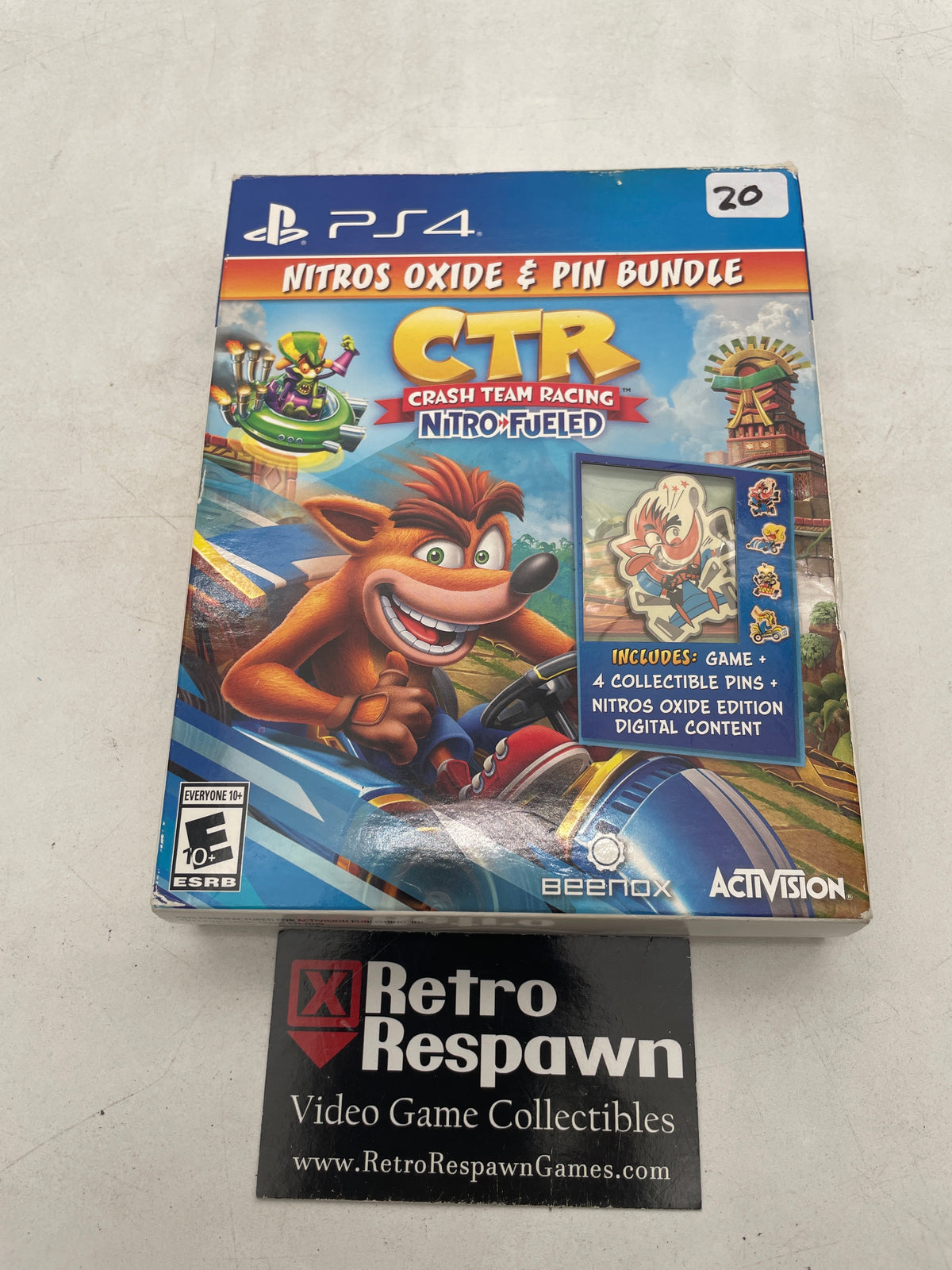 Crash Team Racing: Nitro Fueled [Nitros Oxide & Pin Bundle] - Playstation 4 (Complete)