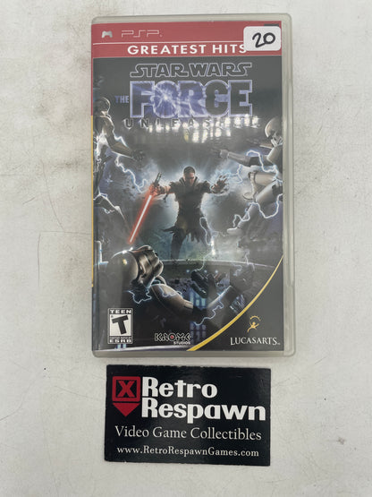 Star Wars The Force Unleashed [Greatest Hits] - PSP (Complete)