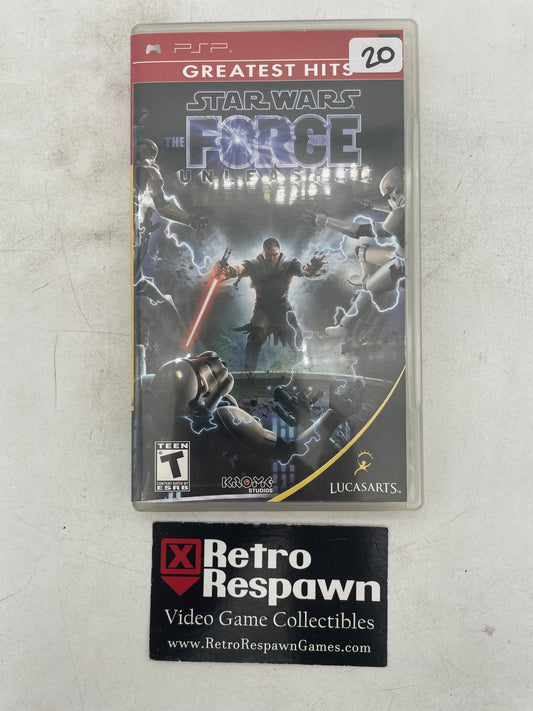 Star Wars The Force Unleashed [Greatest Hits] - PSP (Complete)