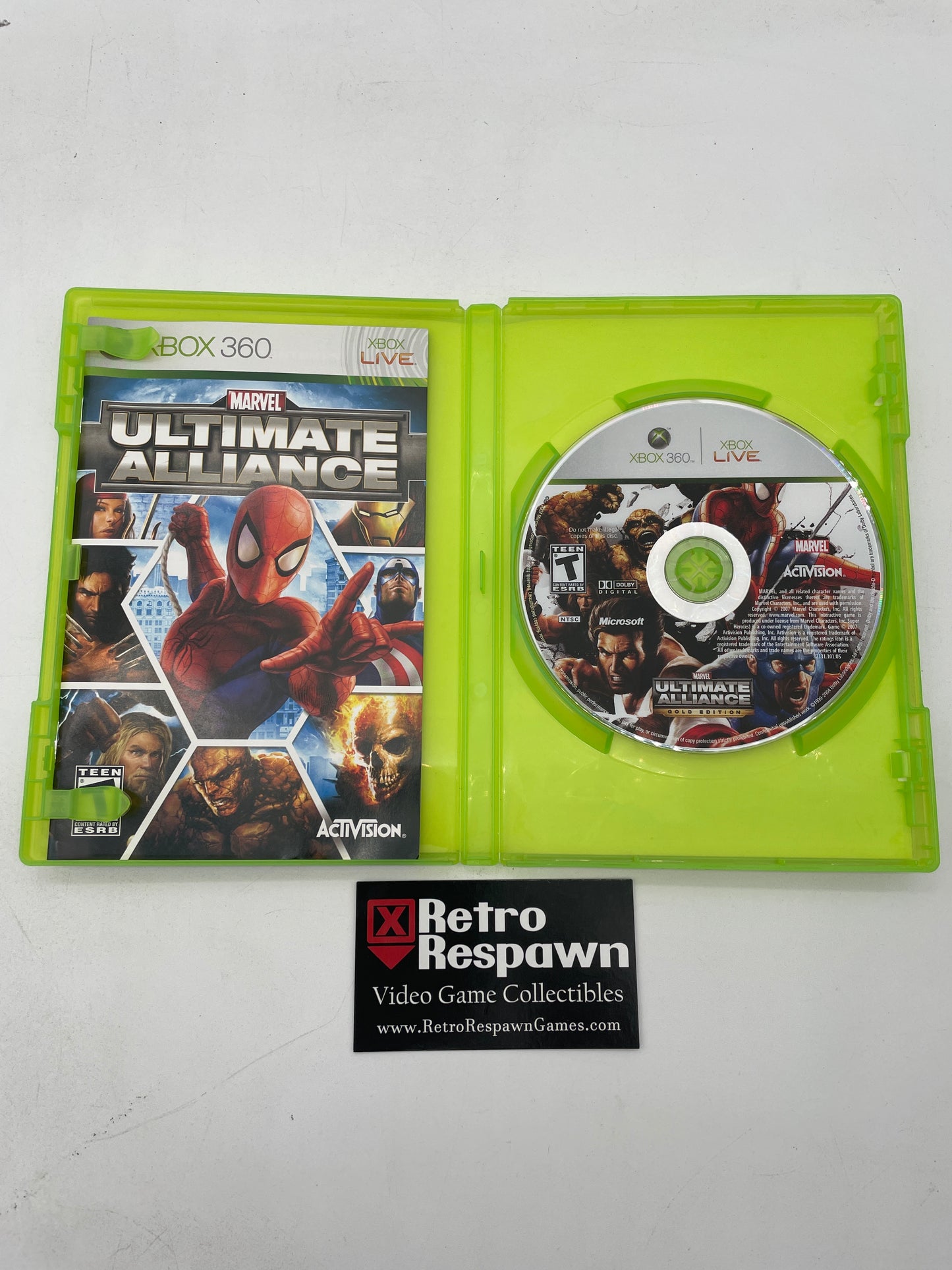 Marvel Ultimate Alliance Gold - Xbox 360 (Complete)