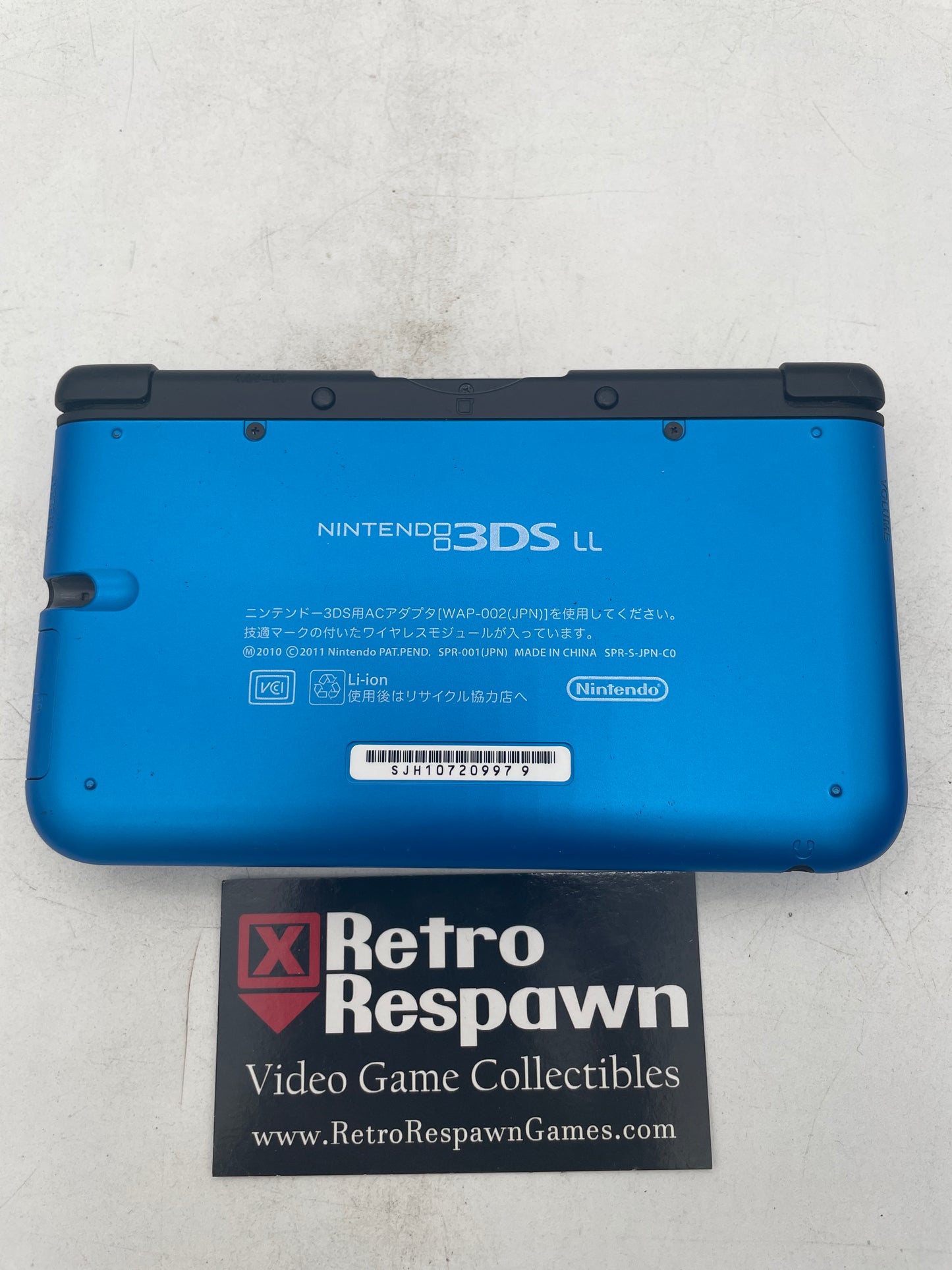 Blue 3DS LL [Region Free] - Nintendo 3DS (Console + charger)