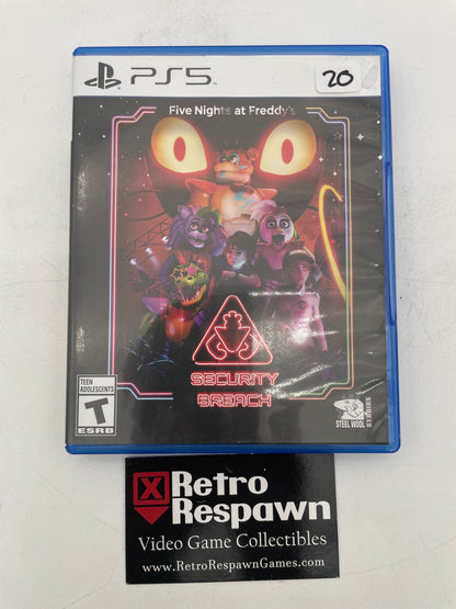 Five Nights At Freddy's: Security Breach - Playstation 5 (Complete)