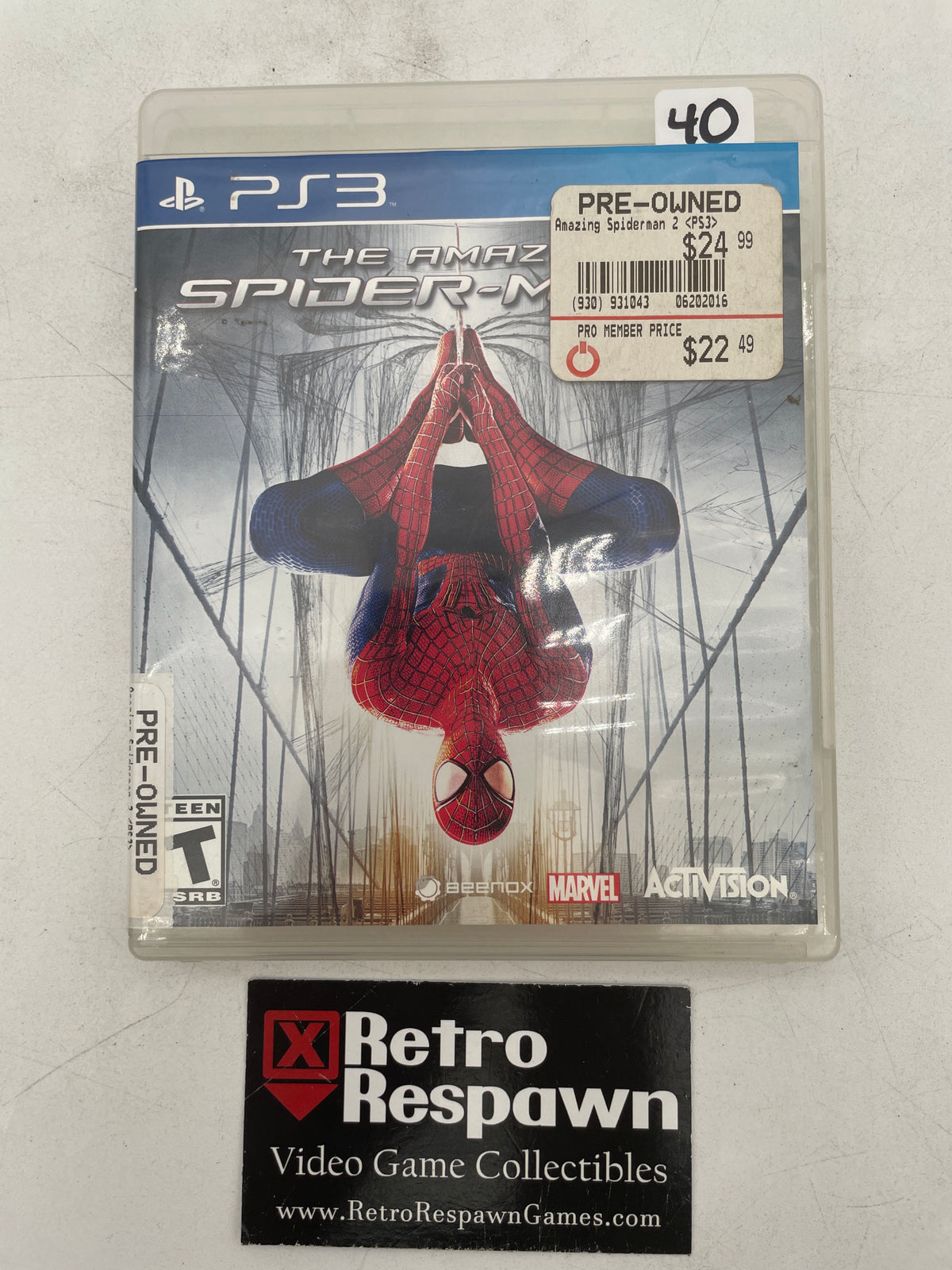 Amazing Spiderman 2 - Playstation 3 (Complete)