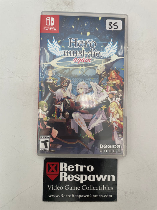 Hero Must Die Again - Nintendo Switch (Complete)