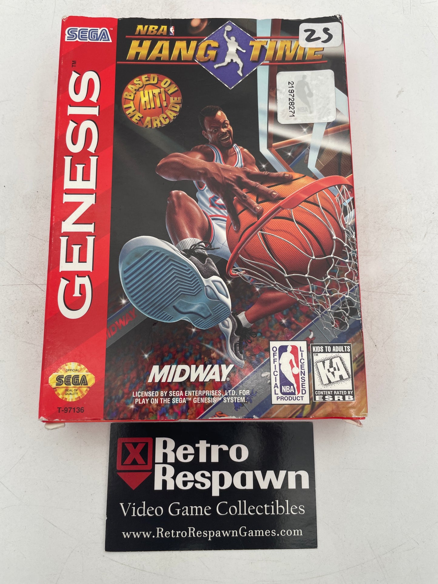 NBA Hang Time - Sega Genesis (Complete)