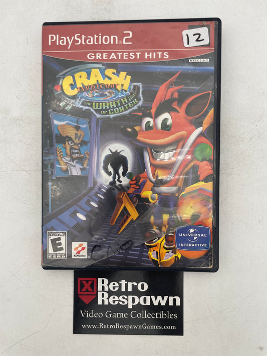 Crash Bandicoot The Wrath of Cortex [Greatest Hits] - Playstation 2 (Missing Manual)