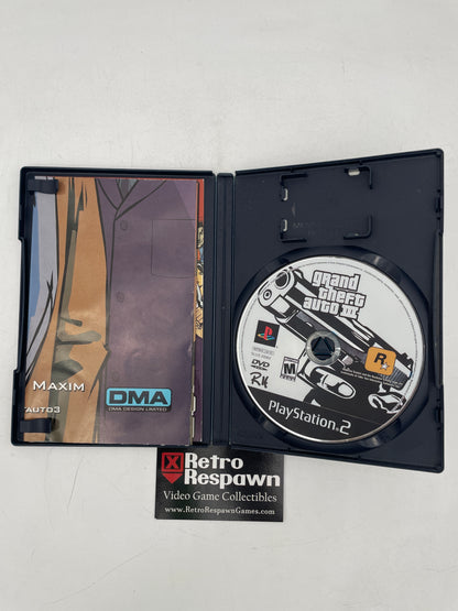 Grand Theft Auto III - Playstation 2 (Complete/ w Map)