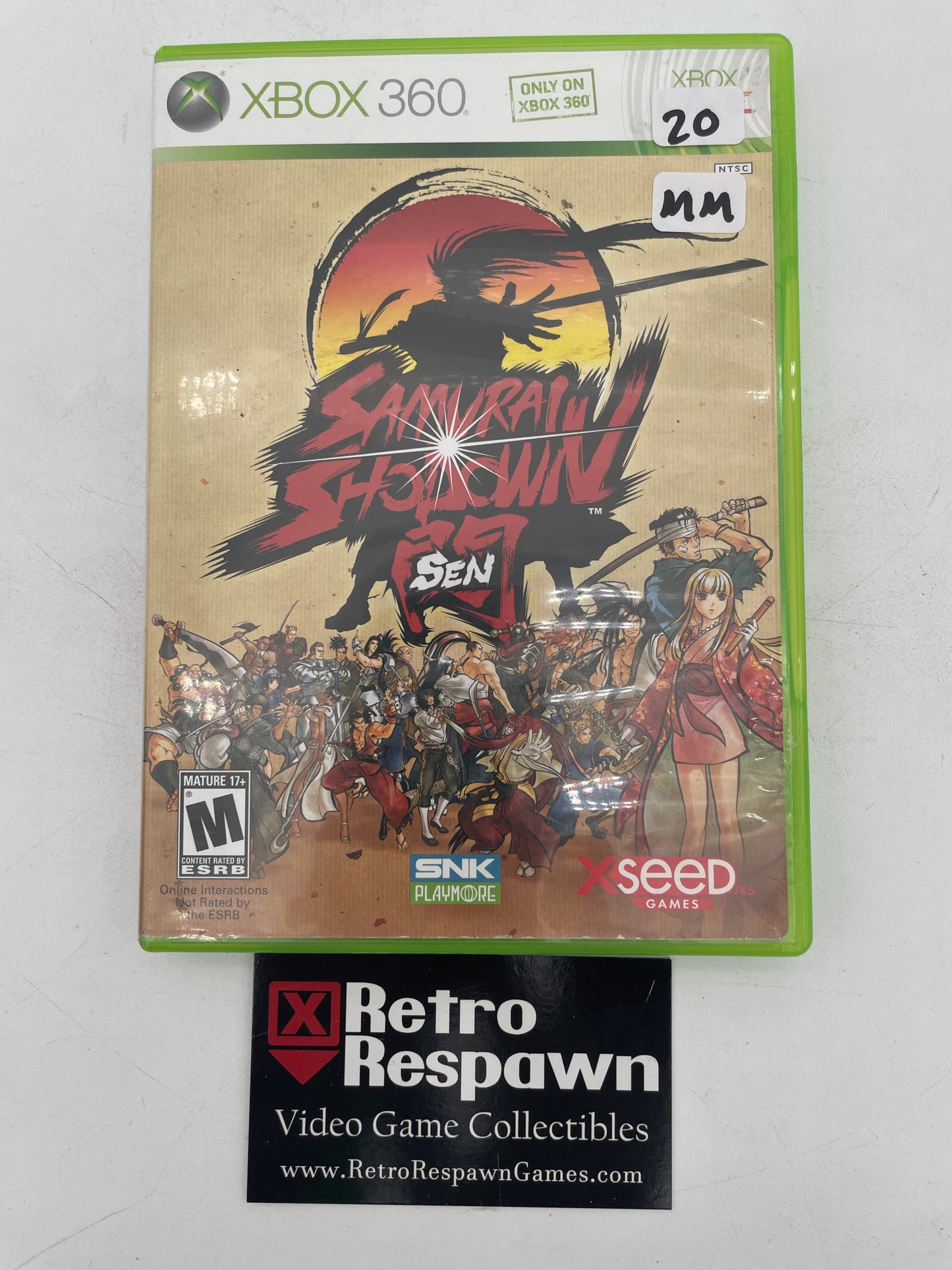 Samurai Shodown: Sen - Xbox 360 (Missing Manual)