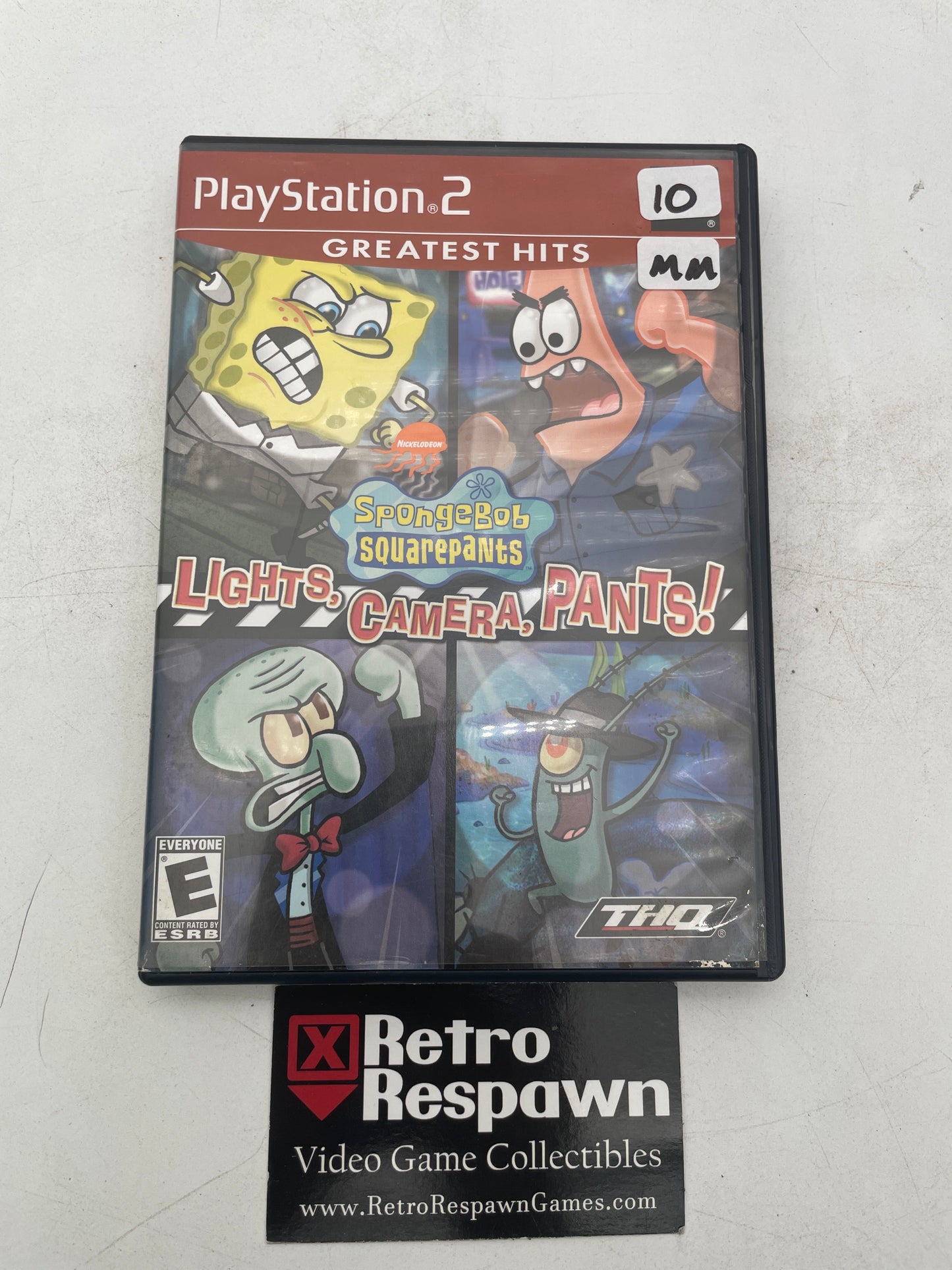 SpongeBob SquarePants Lights Camera Pants [Greatest Hits] - Playstation 2 (Missing Manual)