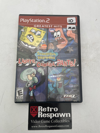 SpongeBob SquarePants Lights Camera Pants [Greatest Hits] - Playstation 2 (Missing Manual)