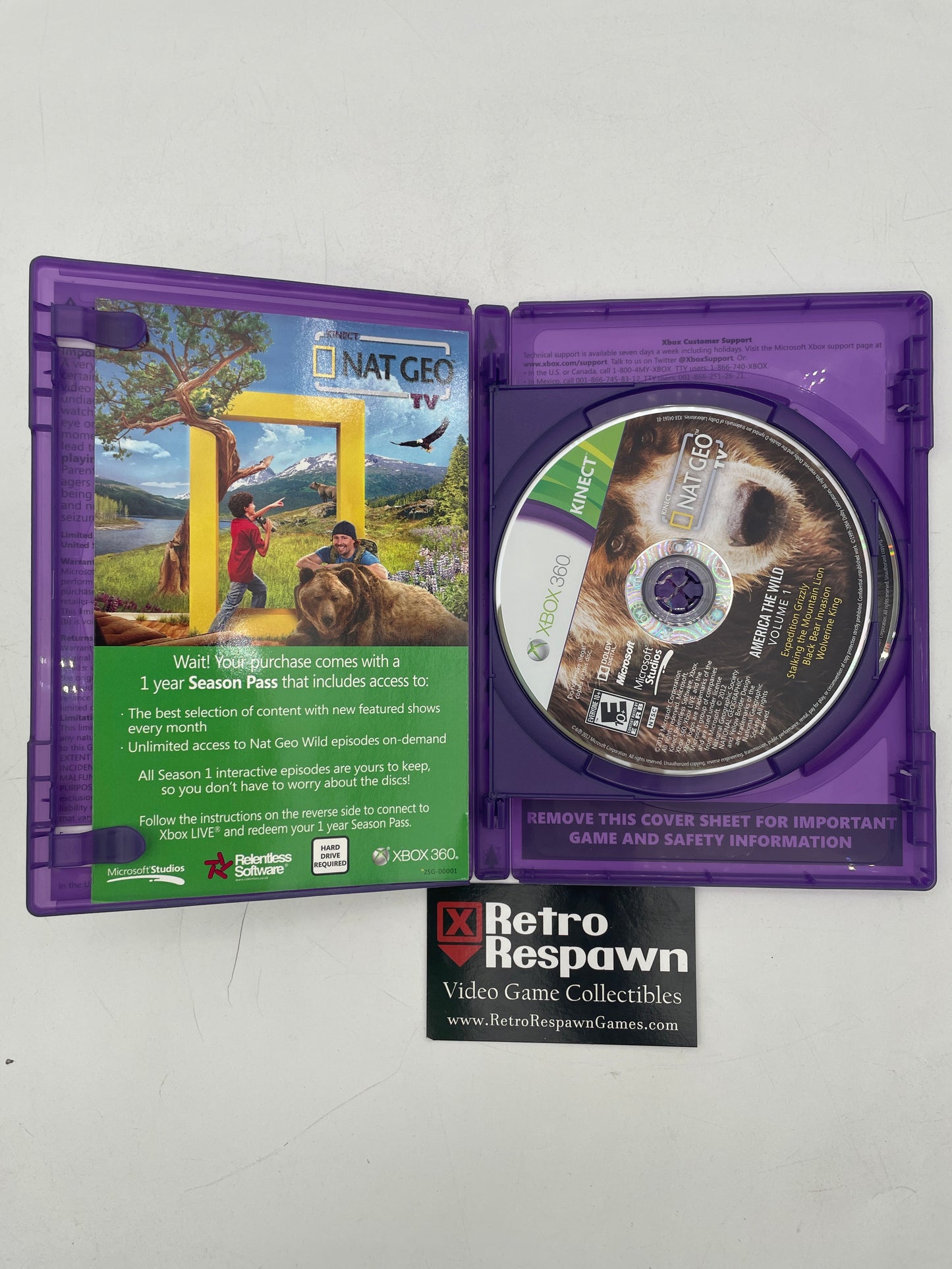 Nat Geo TV for Kinect - Xbox 360 (Complete)