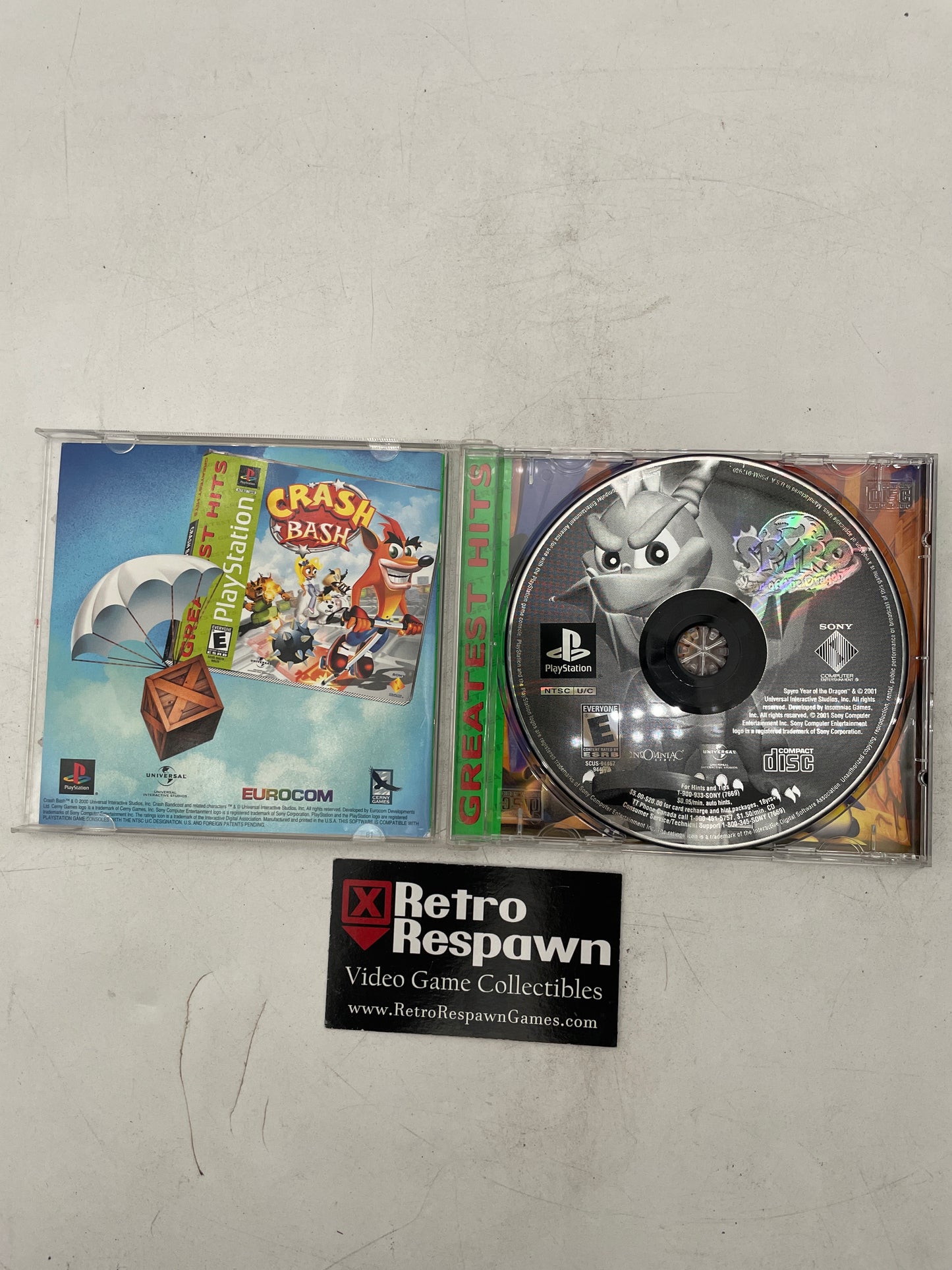 Spyro Year of the Dragon [Greatest Hits] - Playstation (Complete)