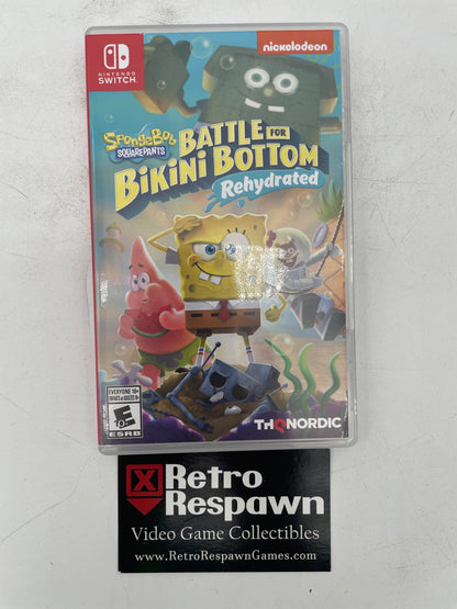 SpongeBob SquarePants Battle for Bikini Bottom Rehydrated - Nintendo Switch (Complete)
