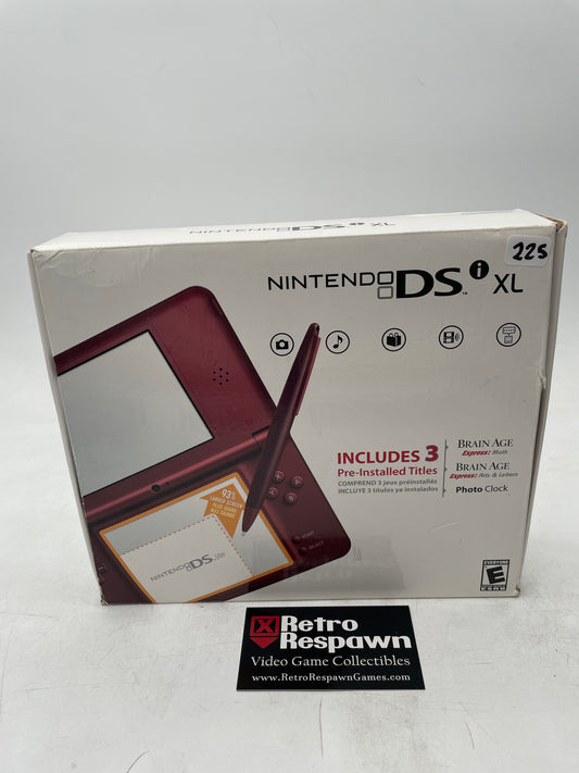 Nintendo DSi XL Burgundy - Nintendo DS (Complete)