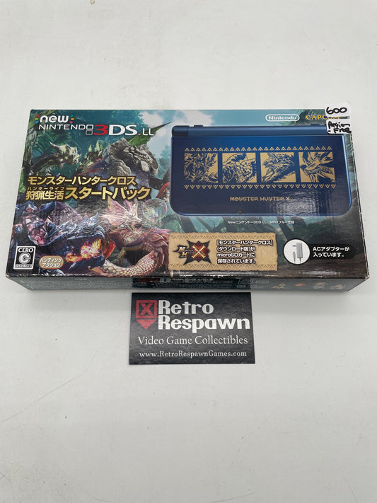 New Nintendo 3DS LL Monster Hunter Cross X Starter Pack [Region Free] - JP Nintendo DS (Complete)