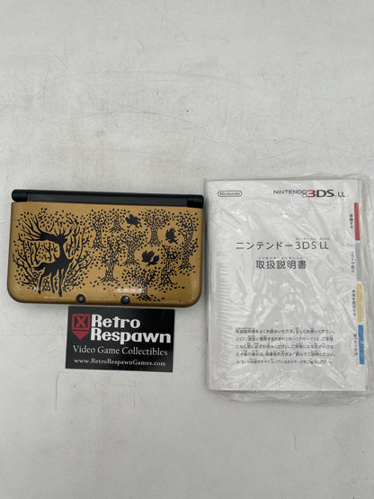 Nintendo 3DS LL Pokemon Y Pack Gold Edition - JP Nintendo 3DS (Complete/In Rough Condition)