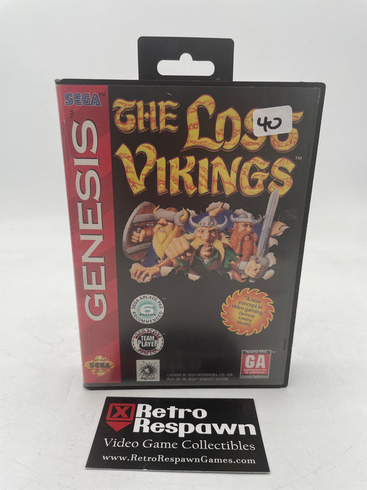 The Lost Vikings - Sega Genesis (Complete)