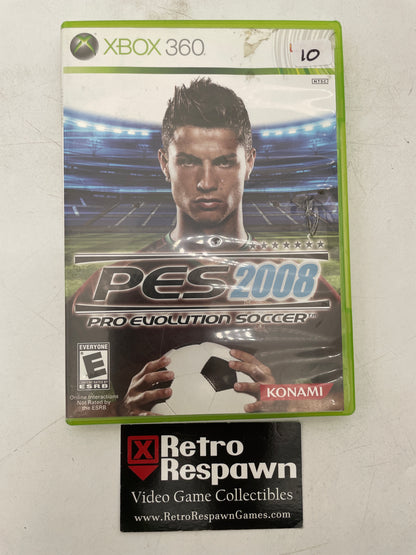 Pro Evolution Soccer 2008 - Xbox 360 (Complete)