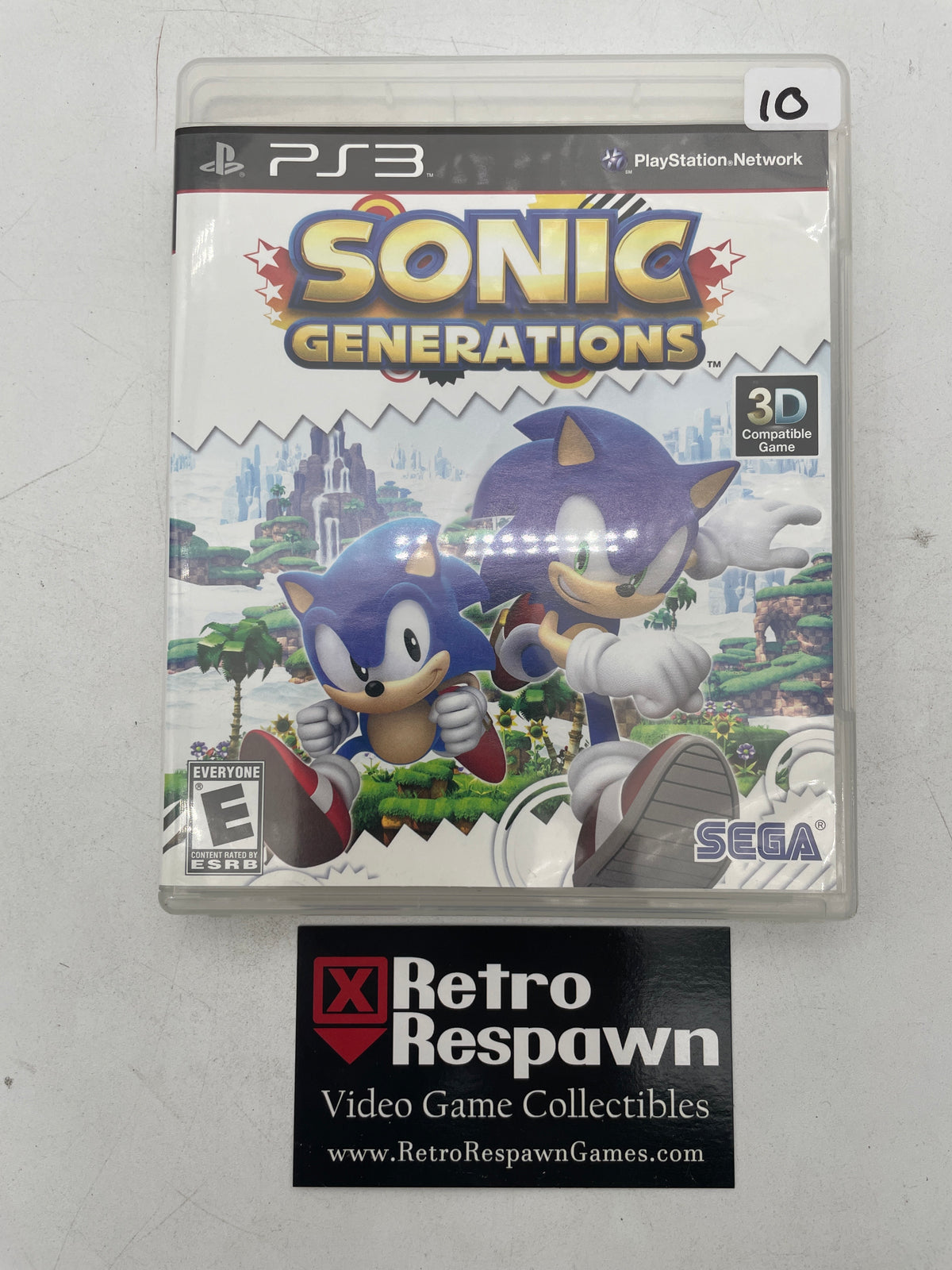 Sonic Generations - Playstation 3 (Missing Manual)