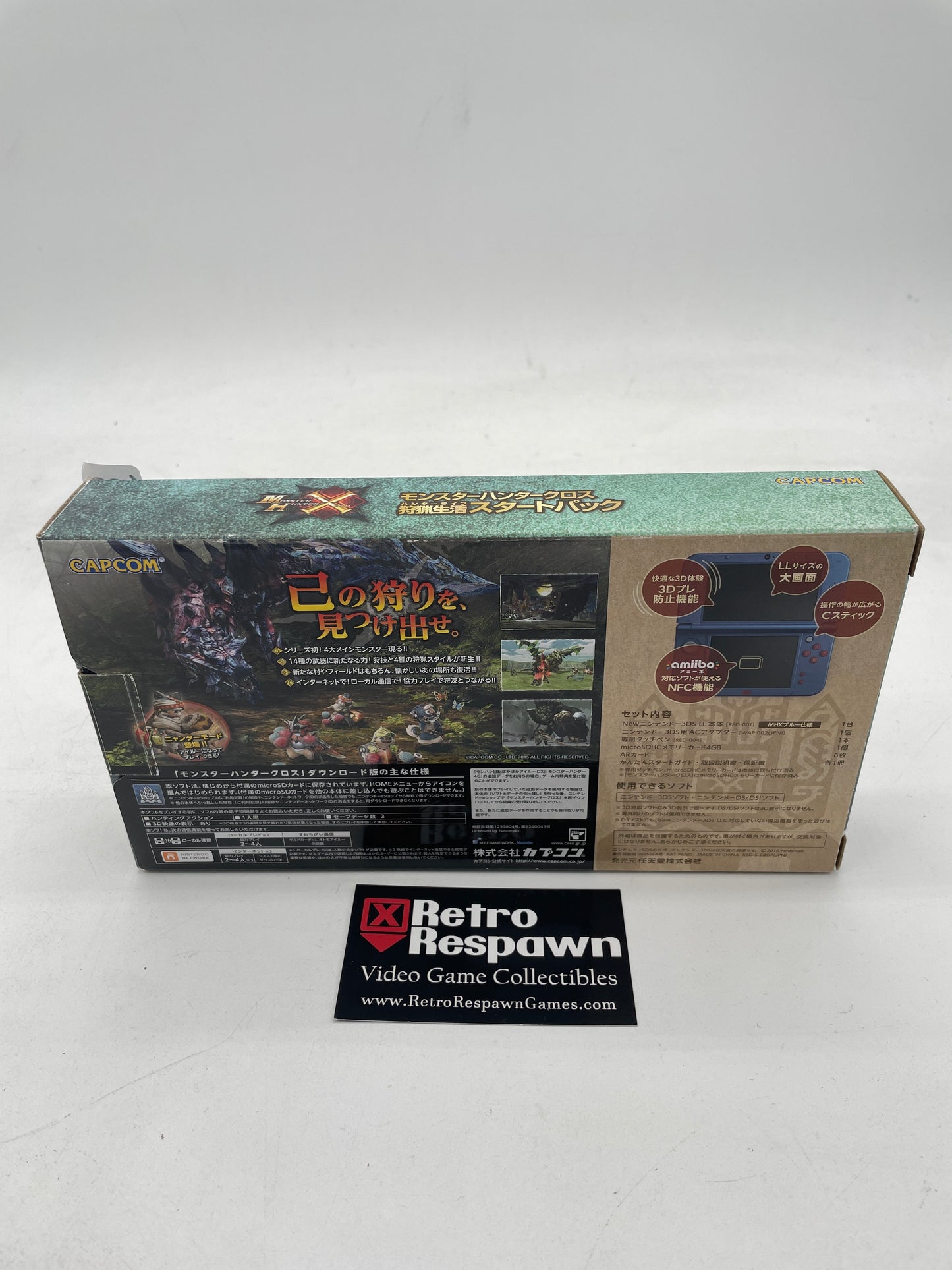 New Nintendo 3DS LL Monster Hunter Cross X Starter Pack [Region Free] - JP Nintendo DS (Complete)