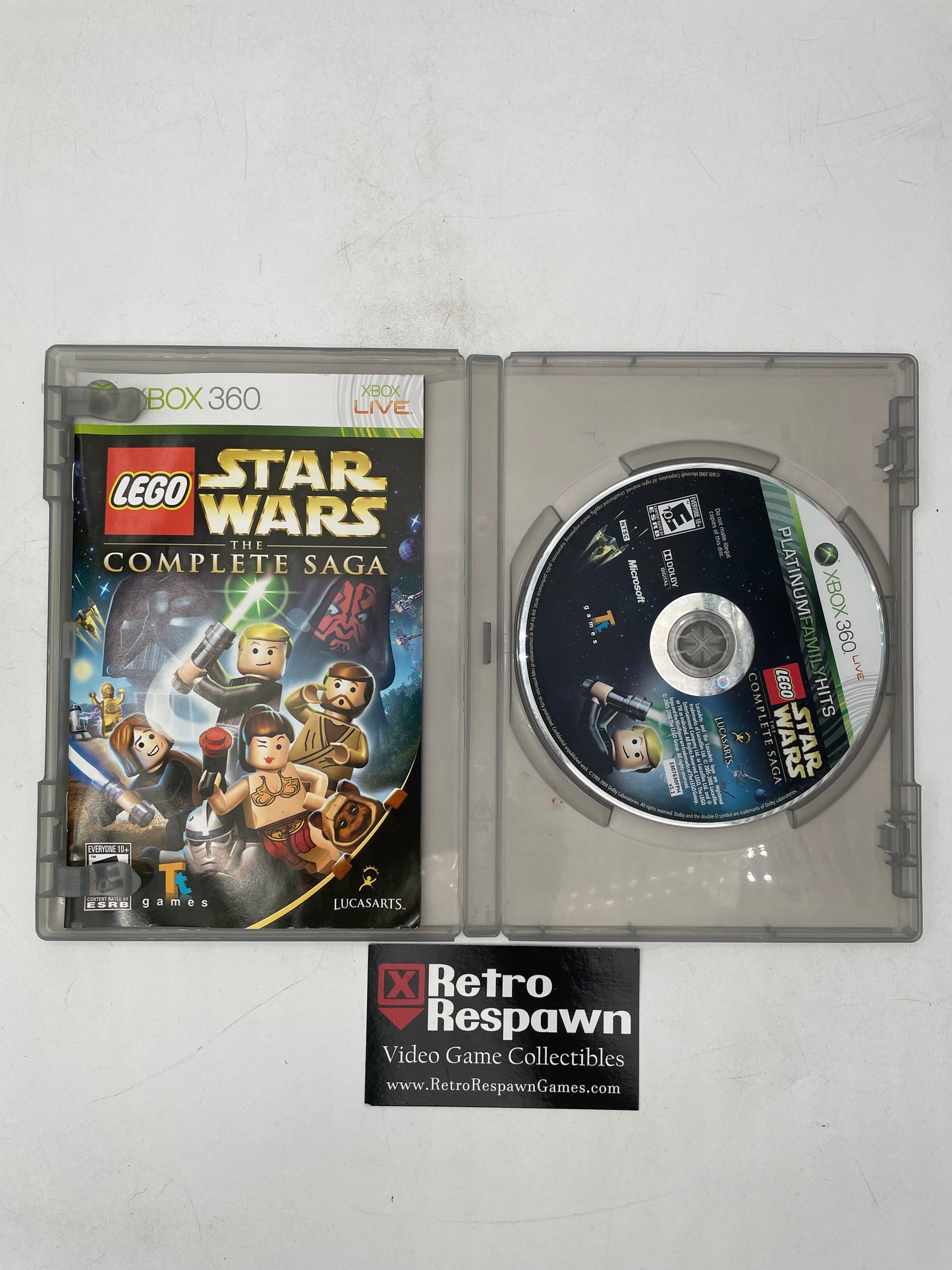 Lego Star Wars The Complete Saga Platinum Hits - Xbox 360 (Complete)