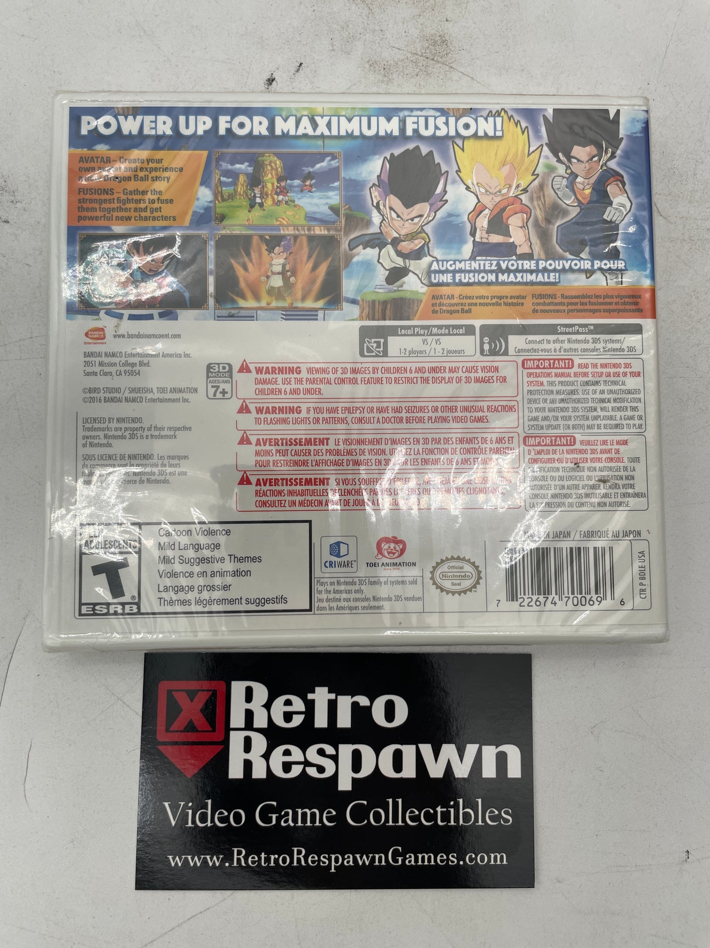 Dragon Ball Fusions - Nintendo 3DS (Sealed)