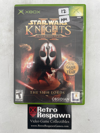 Star Wars Knights of the Old Republic II - Xbox (Missing Manual)