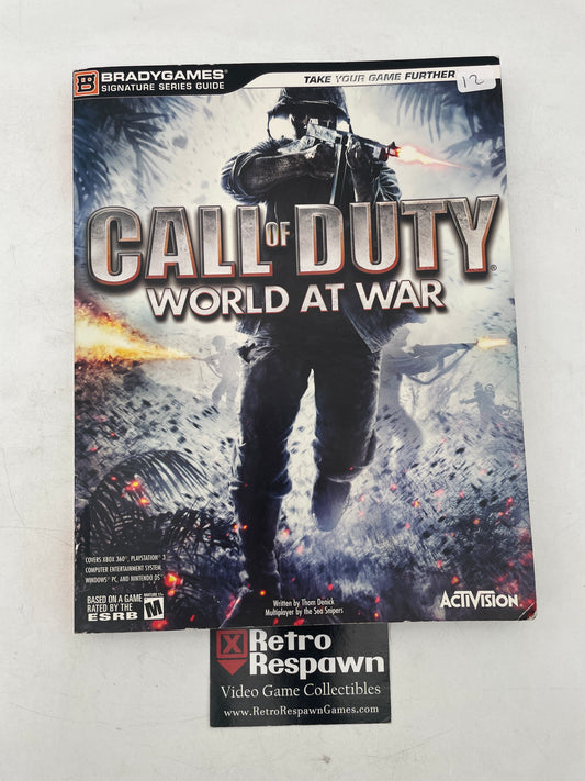 Call of Duty World at War Guide Book [Signature Series] - Brady Games (Used)