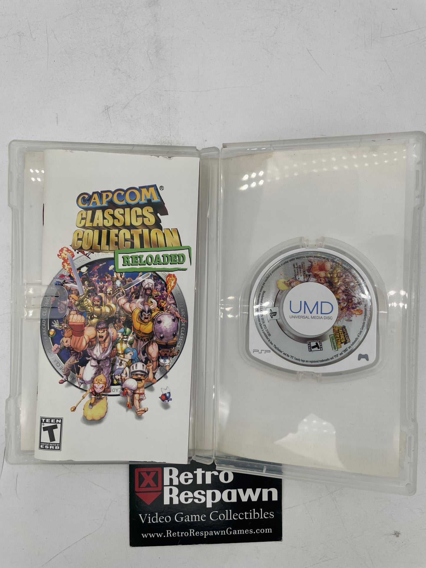 Capcom Classics Collection Reloaded - PSP (Complete)