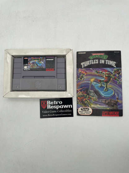 Teenage Mutant Ninja Turtles IV Turtles in Time - Super Nintendo (Complete)