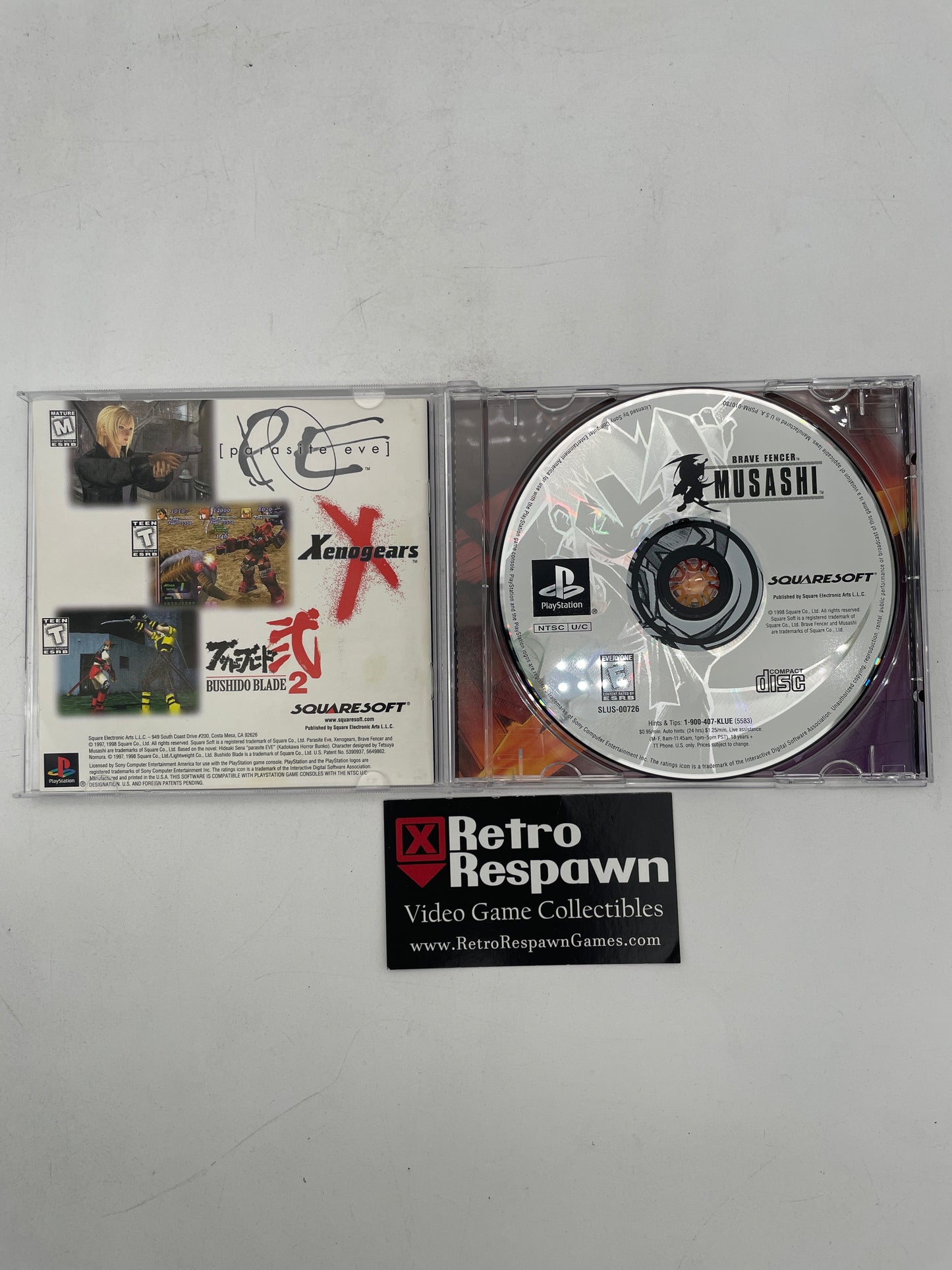 Brave Fencer Musashi - Playstation (Missing Disc 2)