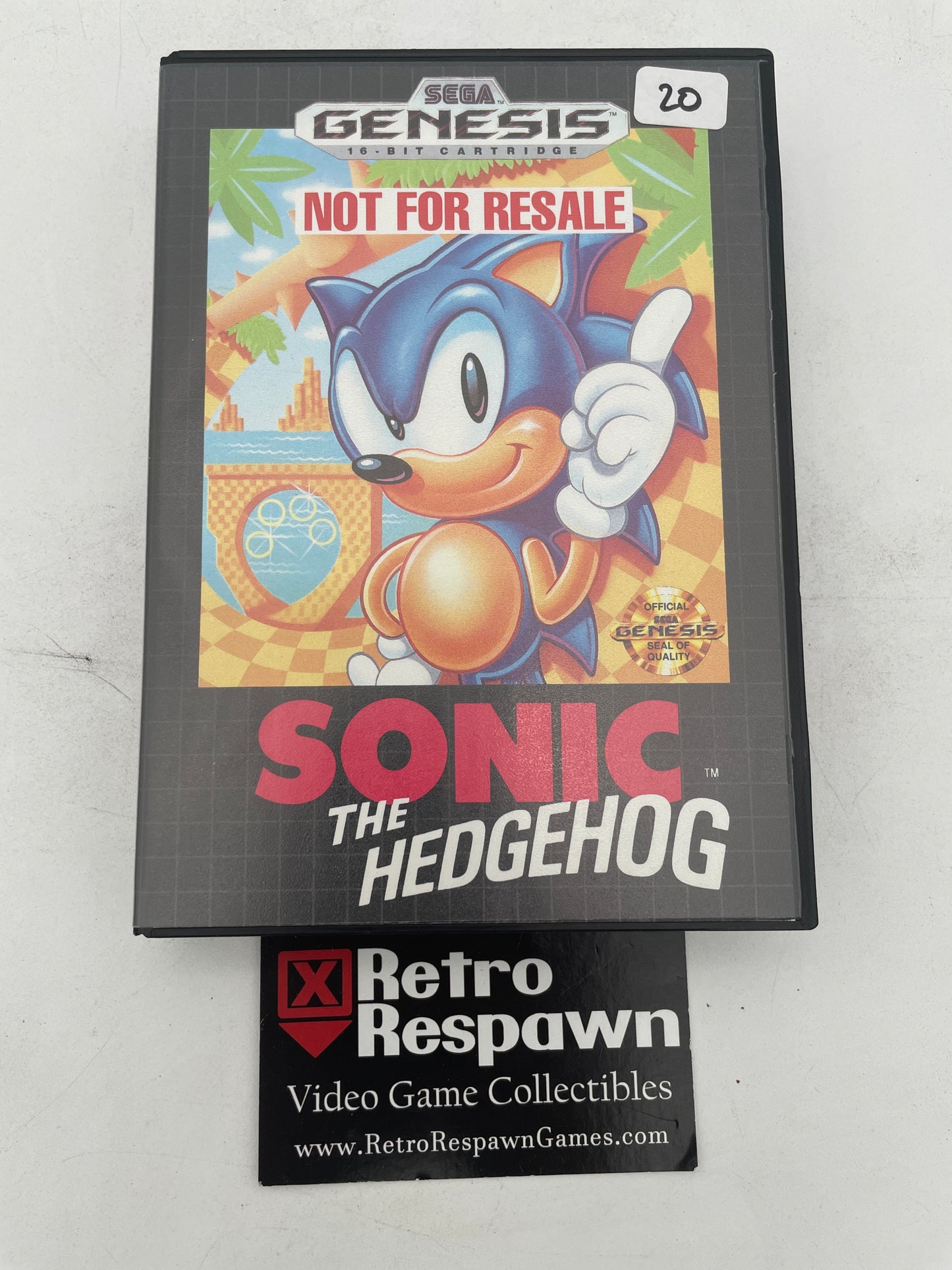 Sonic the Hedgehog [Not for Resale] - Sega Genesis (Complete)