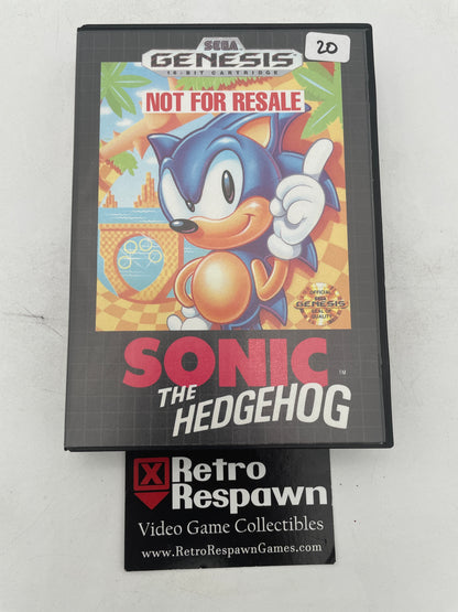 Sonic the Hedgehog [Not for Resale] - Sega Genesis (Complete)