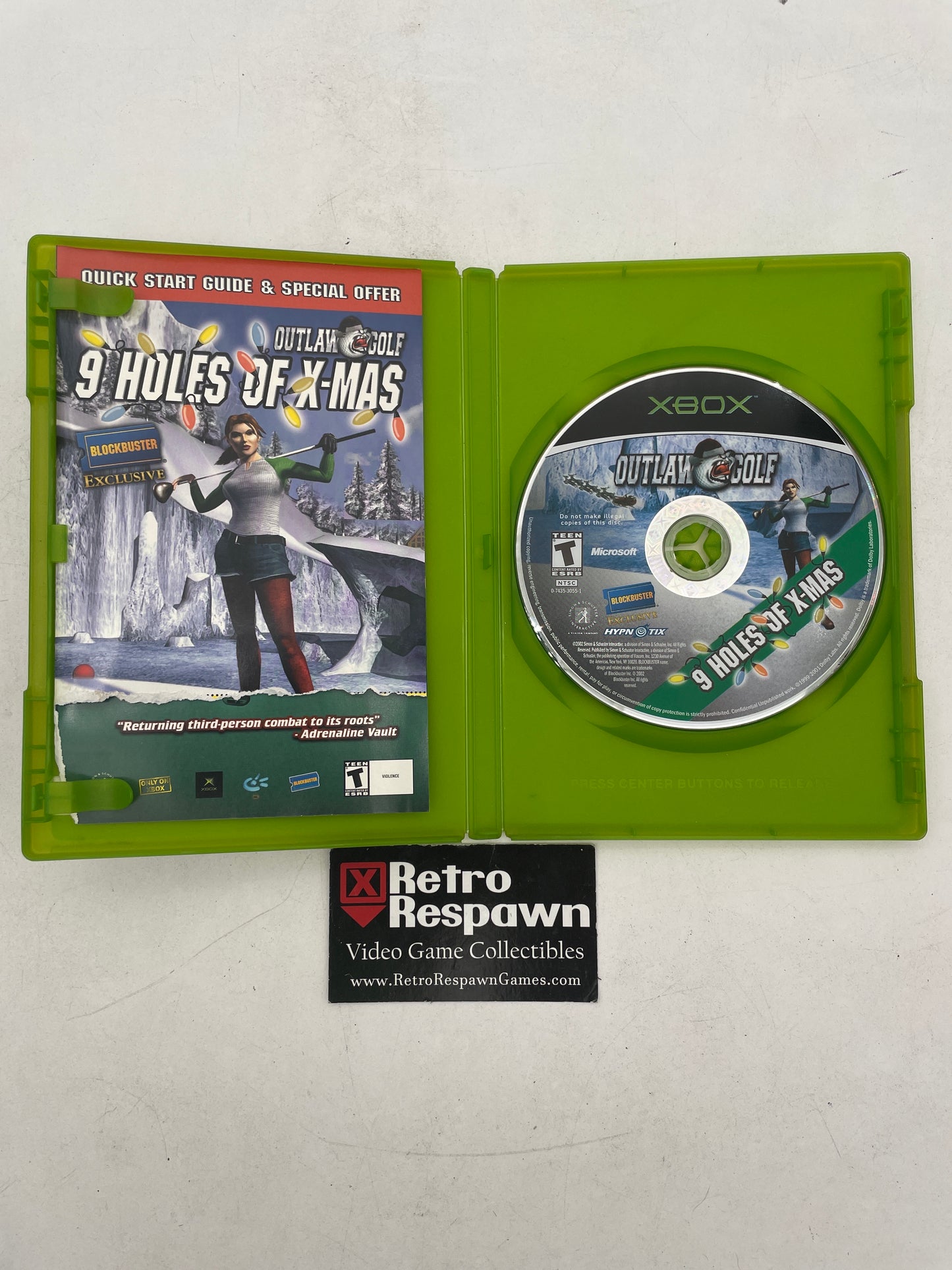 Outlaw Golf: 9 Holes of Christmas - Xbox (Complete)