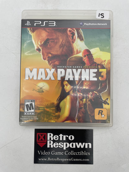 Max Payne 3 - Playstation 3 (Complete)