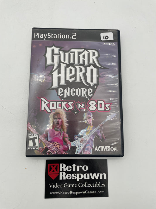 Guitar Hero Encore Rocks the 80's - Playstation 2 (Complete)