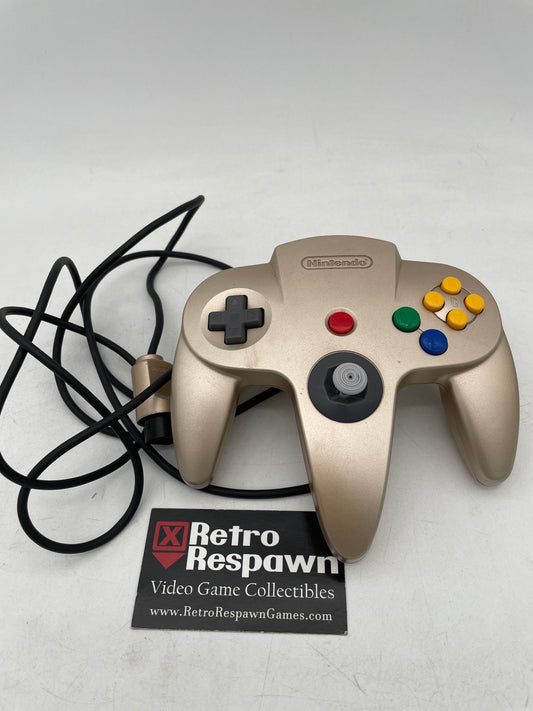 Golden N64 Controller - Nintendo 64 (Controller Only)