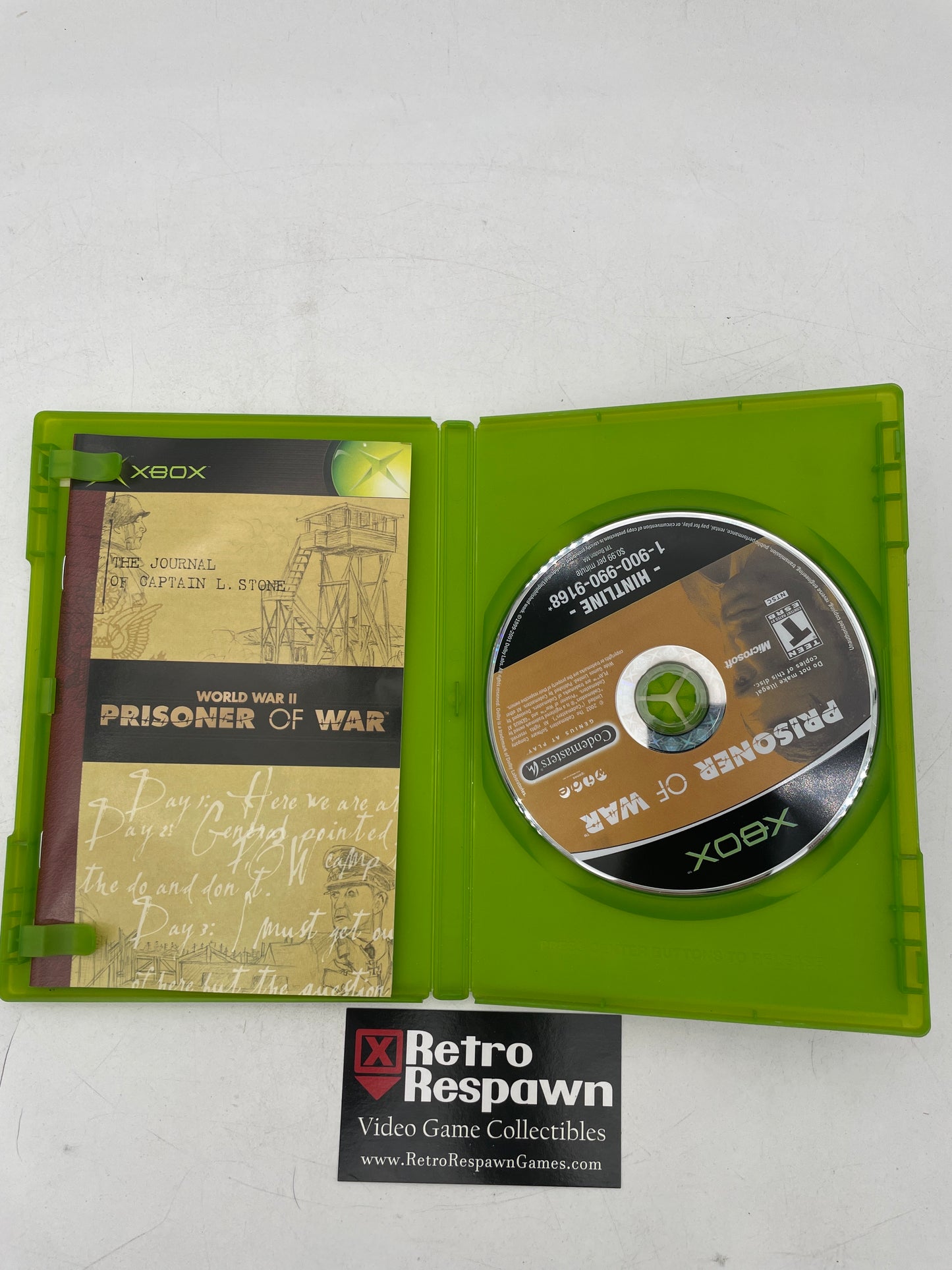 Prisoner of War - Xbox (Complete)