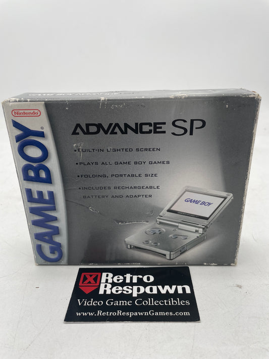 Ugly Platinum Gameboy Advance SP - GameBoy Advance (Complete)