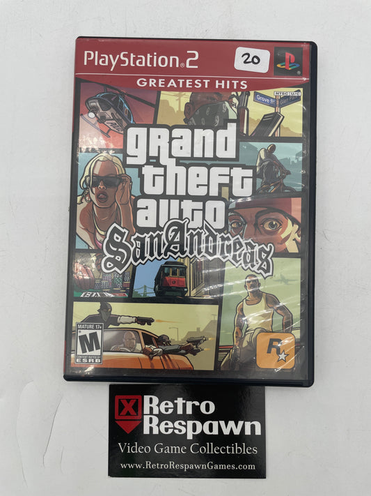 Grand Theft Auto San Andreas [Greatest Hits] - Playstation 2 (Missing Manual)