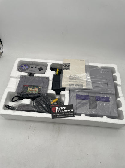 Super NES Mario Set - Super Nintendo (95% Complete, No Game Manual)