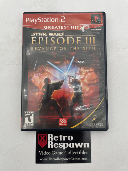 Star Wars Episode III Revenge of the Sith  [Greatest Hits] - Playstation 2 (Missing Manual)