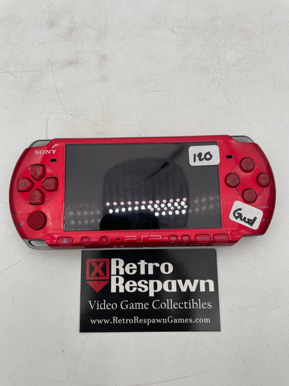 Sony PSP 3000 Carnival Radiant Red Console - JP PSP (Console+Charger)