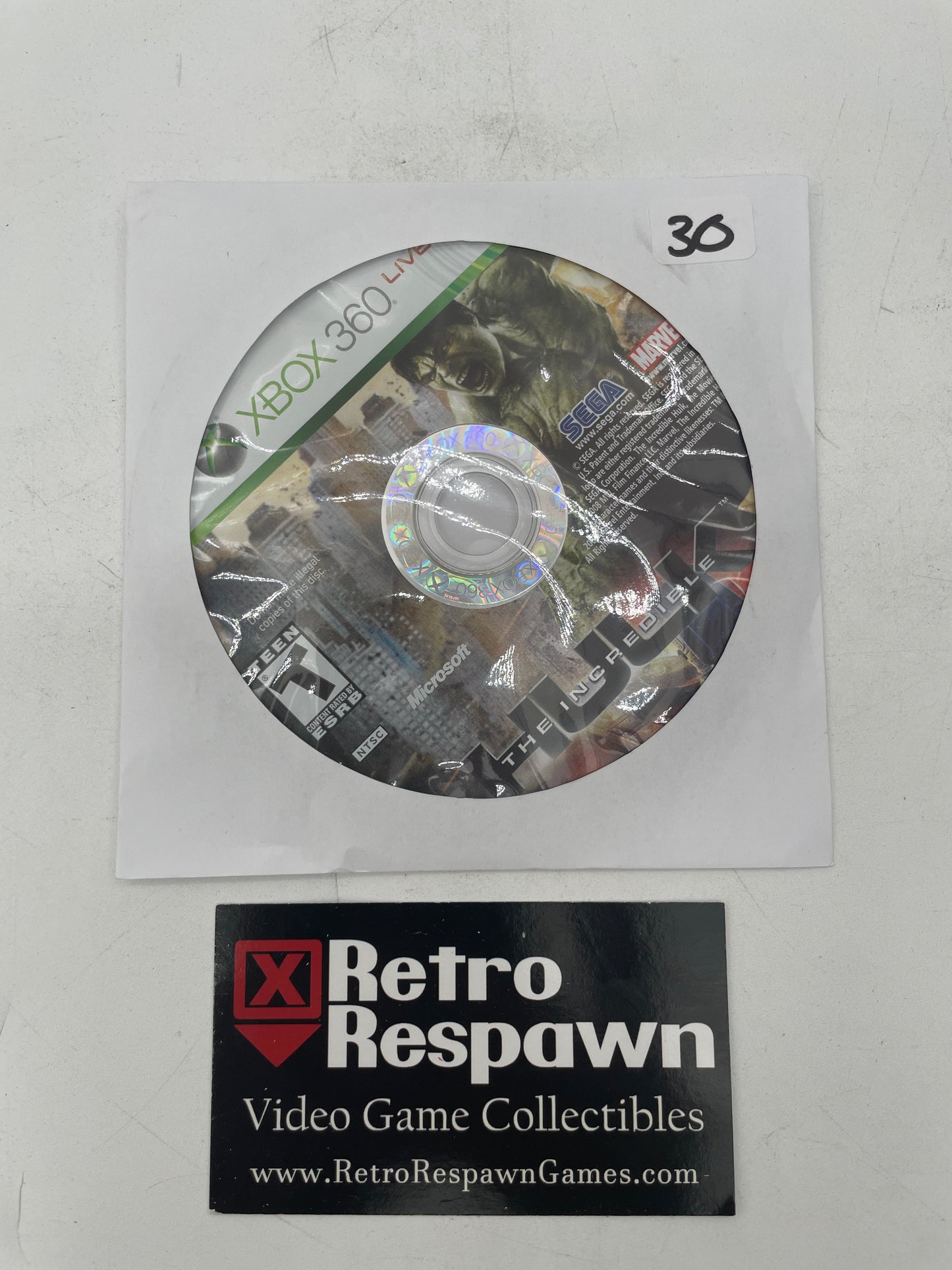 The Incredible Hulk - Xbox 360 (Game Only)