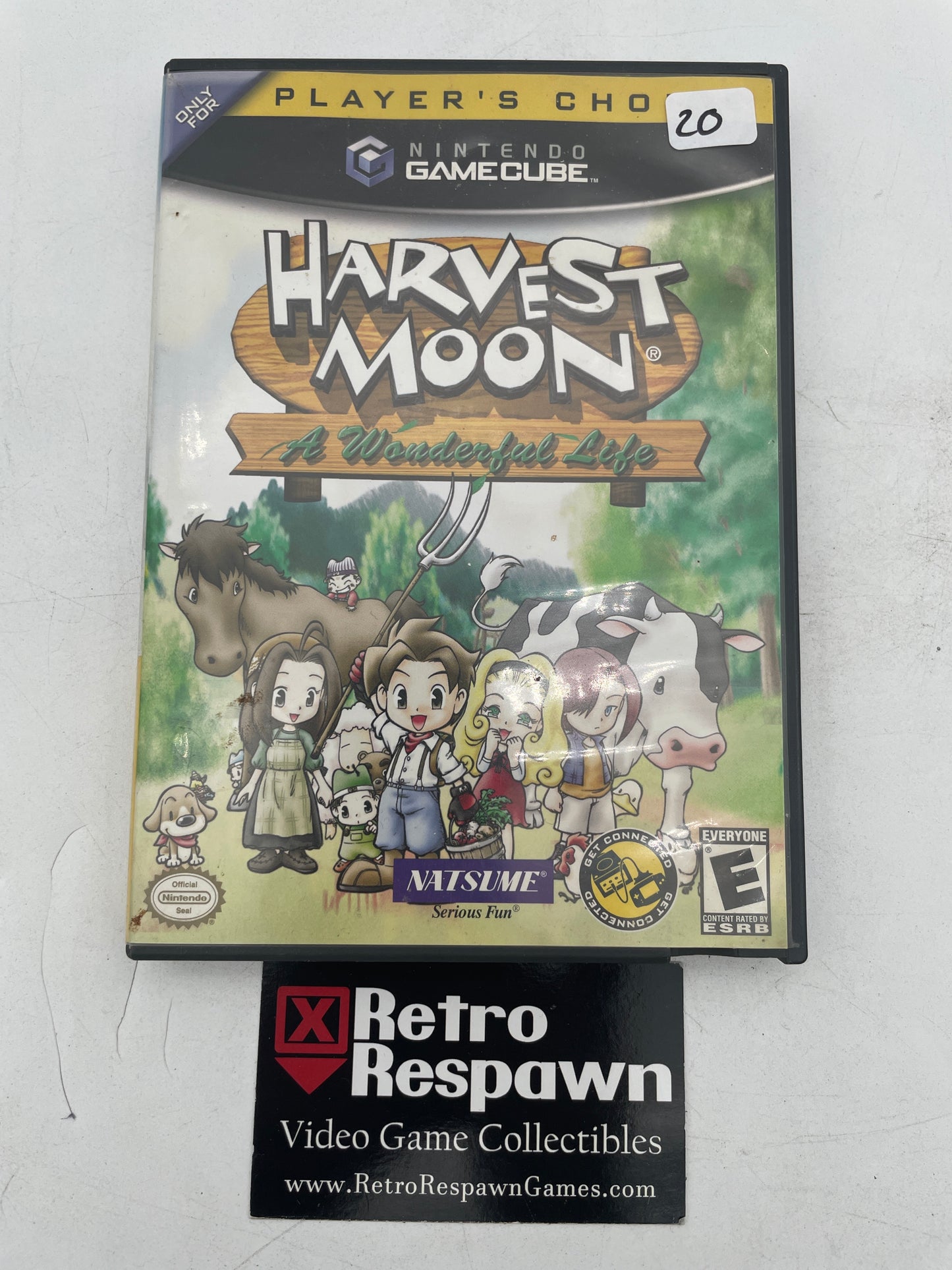 Harvest Moon A Wonderful Life [Player's Choice] - Gamecube (Missing Manual)