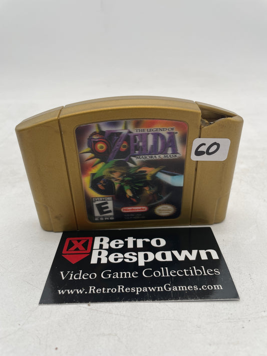 [Damaged] Zelda Majora's Mask - Nintendo 64 (Game Only)