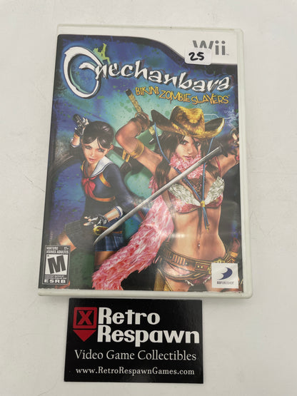 Onechanbara Bikini Zombie Slayers - Wii (Complete)