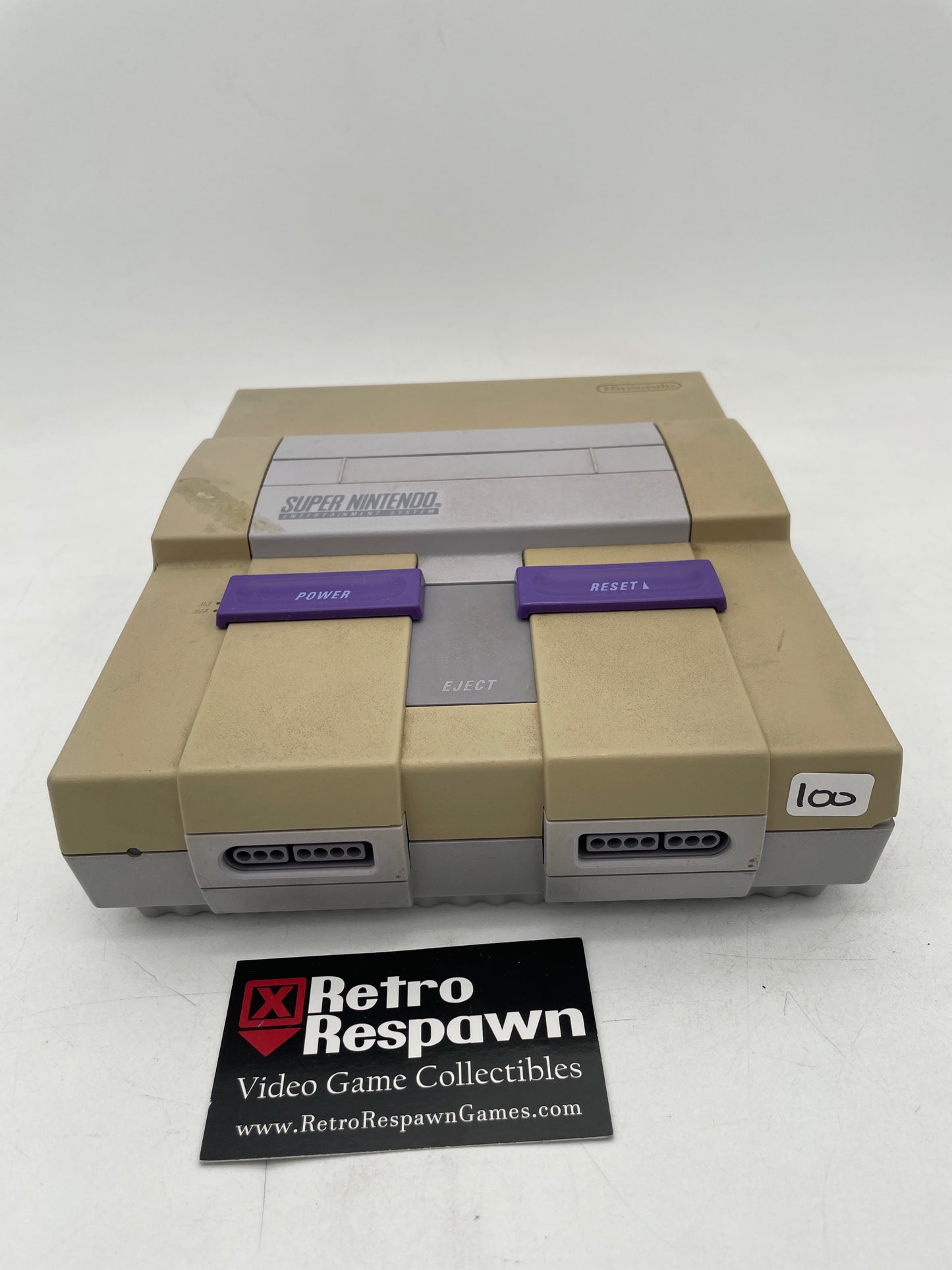 Super Nintendo Entertainment System [SNES]- (Console+Controller+All Wires)