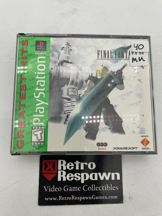 Final Fantasy VII [Greatest Hits] - Playstation (Missing Manual)