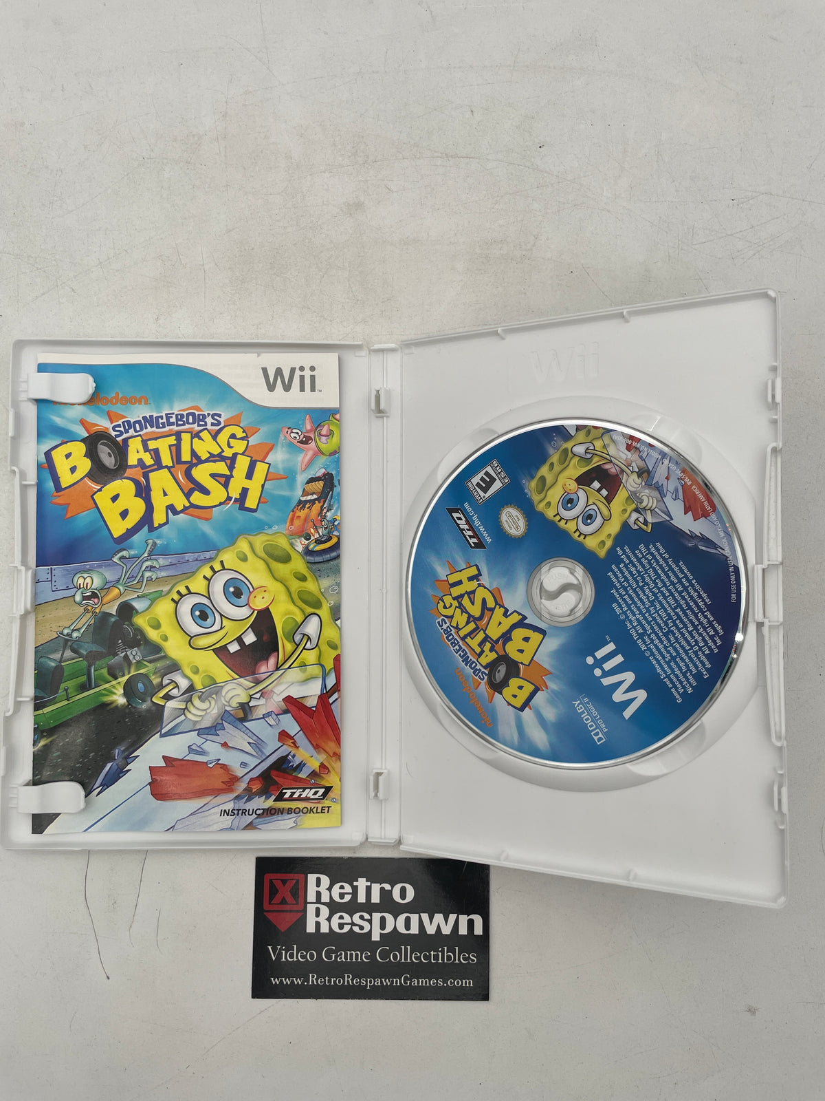 SpongeBob's Boating Bash - Wii (Complete)